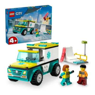 LEGO® City Sanitka a snowboardista