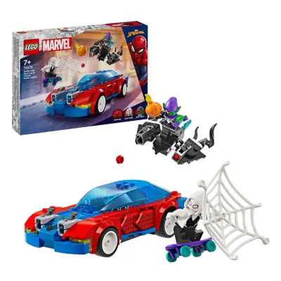 LEGO® Marvel Spider-Manovo závodní auto a Venom Zelený goblin