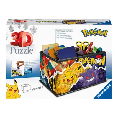 Puzzle 3D Úložná krabice Pokémon dílků