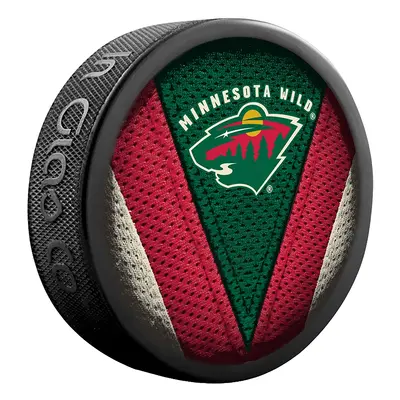 Fanouškovský puk NHL Stitch Blister (1ks), Minnesota Wild