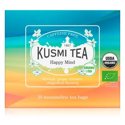 Kusmi Tea Happy Mind porcovaný čaj v BIO kvalitě