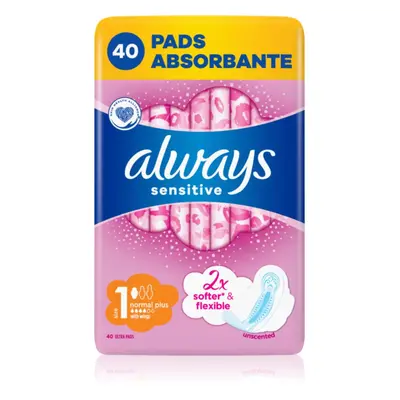 Always Sensitive Normal Plus vložky bez parfemace