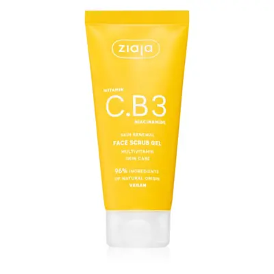 Ziaja Vitamin C.B3 Niacinamide peelingový čisticí gel na obličej