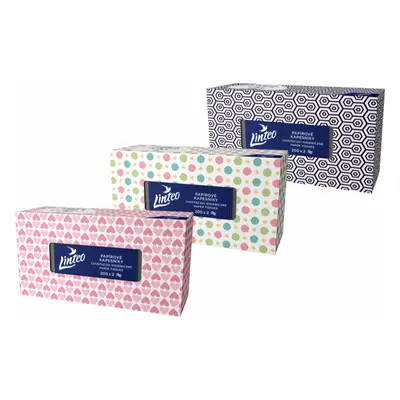 Linteo Paper Tissues Two-ply Paper, pcs per box papírové kapesníky