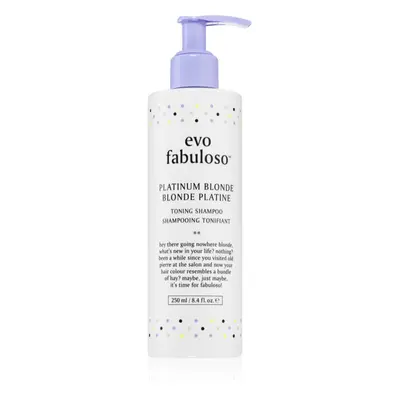 EVO Fabuloso Toning Shampoo fialový tónovací šampon neutralizující žluté tóny