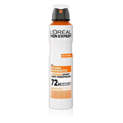 L’Oréal Paris Men Expert Hydra Energetic antiperspirant ve spreji proti zápachu a pocení