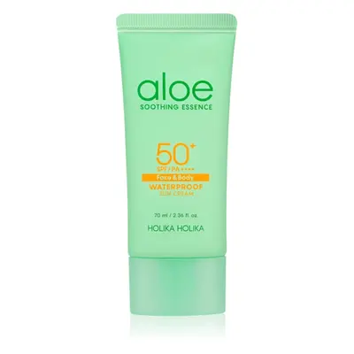 Holika Holika Aloe Soothing Essence voděodolný krém na opalování SPF 50+