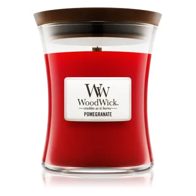 Woodwick Pomegranate vonná svíčka s dřevěným knotem