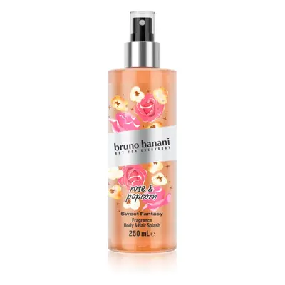 Bruno Banani Sweet Fantasy Rose & Popcorn parfémovaný tělový sprej na tělo a vlasy pro ženy