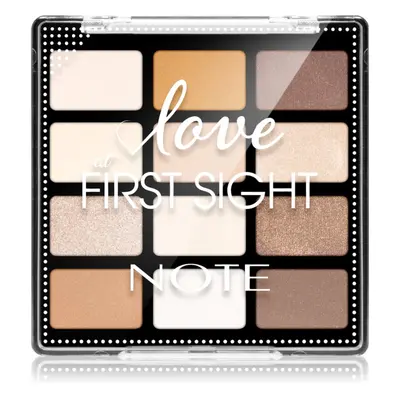 Note Cosmetique Love At First Sight paletka očních stínů Insta Lovers