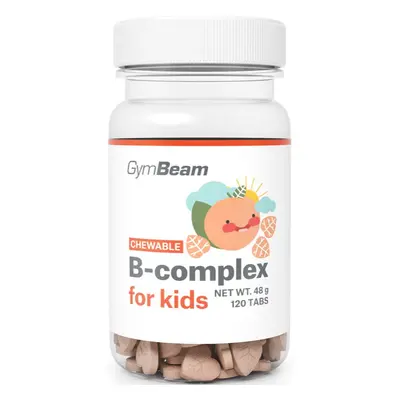 GymBeam B-Complex for Kids komplex vitamínu B pro děti příchuť Apricot