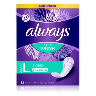 Always Daily Fresh Long slipové vložky bez parfemace