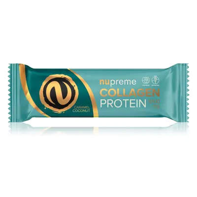 Nupreme Collagen Protein proteinová tyčinka s kolagenem příchuť Caramel Coconut