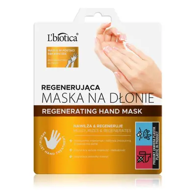 L’biotica Masks regenerační maska na ruce ve formě rukavic