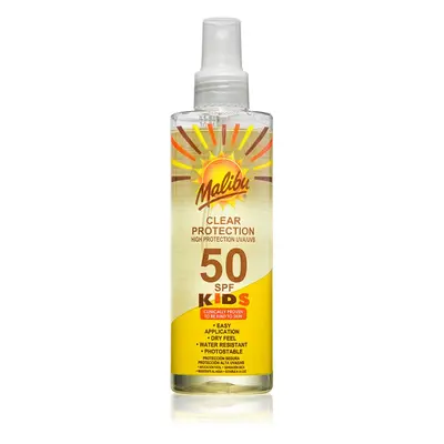 Malibu Clear Protection ochranný sprej SPF pro děti