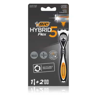 BIC FLEX5 Hybrid holicí strojek + náhradní břity