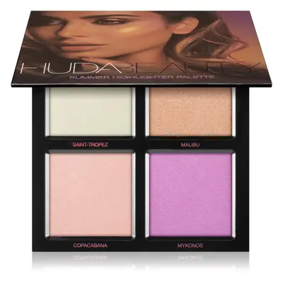 Huda Beauty 3D Summer Highlighter paletka rozjasňovačů