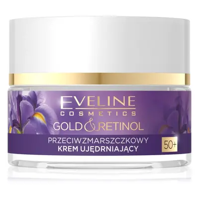 Eveline Cosmetics Gold & Retinol zpevňující krém proti vráskám 50+