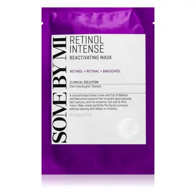 Some By Mi Retinol Intense Reactivating Mask protivrásková plátýnková maska pro zralou pleť