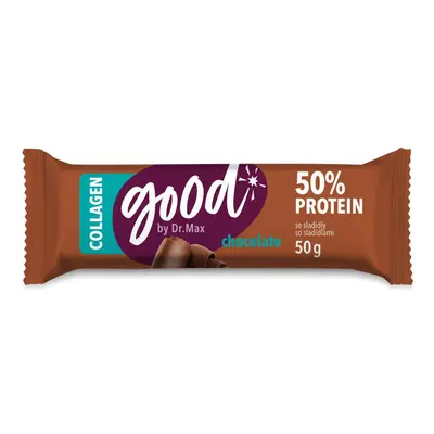 Dr. Max Protein Bar 50% Chocolate Collagen proteinová tyčinka g