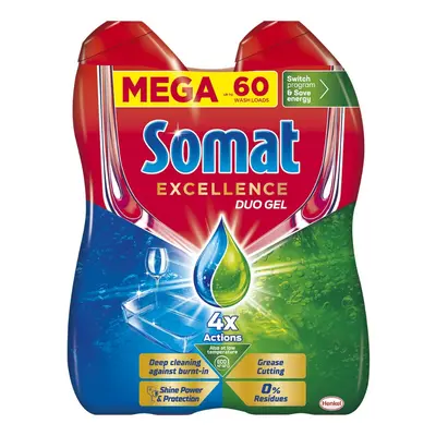 Somat Gel do myčky Excellence Anti-Grease dávek ml