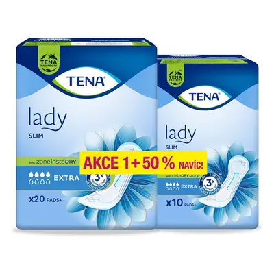 Tena Lady Slim Extra inkontinenční vložky ks + % navíc