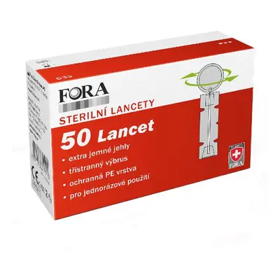 Fora Diamond ACS024 lancety ke glukometrům ks