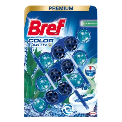 Bref WC blok Color Aktiv Eucalyptus 3x50 g