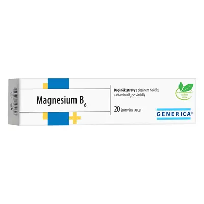 Generica Magnesium B6 šumivých tablet