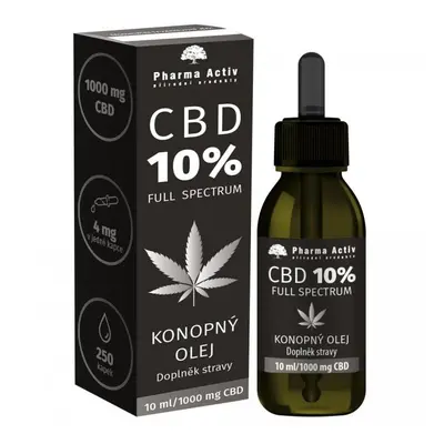 Pharma Activ Konopný olej CBD 10% mg ml