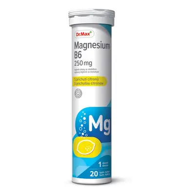 Dr. Max Magnesium B6 citron mg šumivých tablet