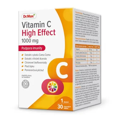 Dr. Max Vitamin C High Effect mg žvýkacích tablet