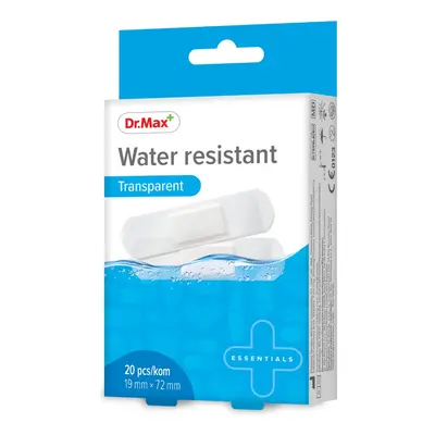 Dr. Max Water resistant Transparent x mm náplast ks