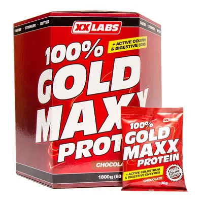 Xxlabs 100% gold maxx protein jahoda sáčky 60x30 g