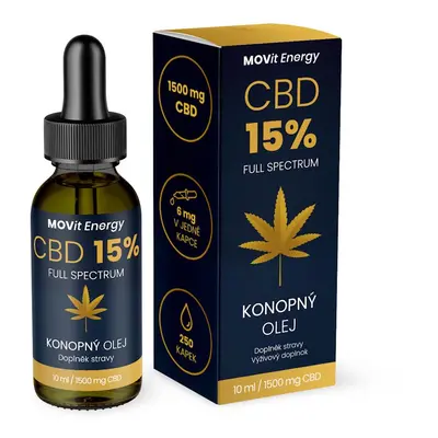 MOVit Energy CBD 15% Full Spectrum konopný olej ml