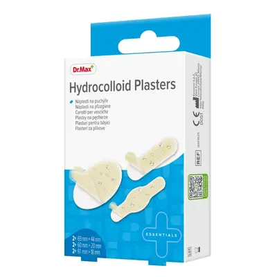 Dr. Max Hydrocolloid Plasters velikosti náplasti na puchýře ks