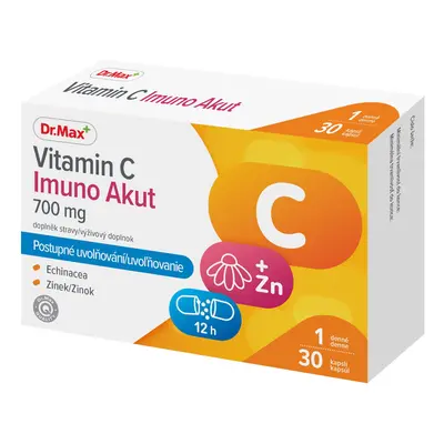 Dr. Max Vitamin C Imuno Akut mg kapslí