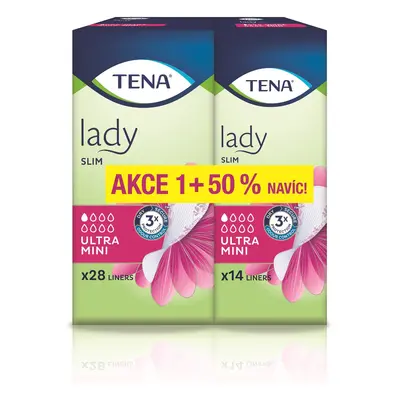 Tena Lady Slim Ultra Mini inkontinenční vložky ks + % navíc