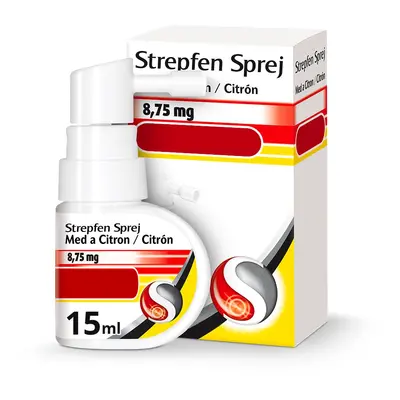 Strepfen Sprej Med a citron 8,75 mg ml