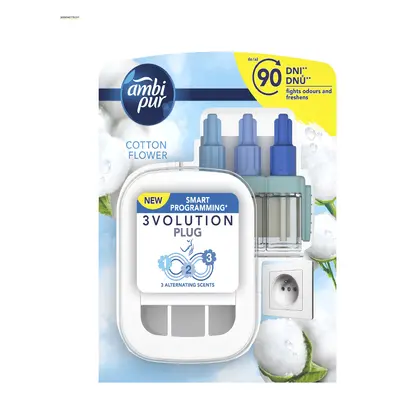 Ambi Pur 3volution Cotton starter set strojek a náplň ml