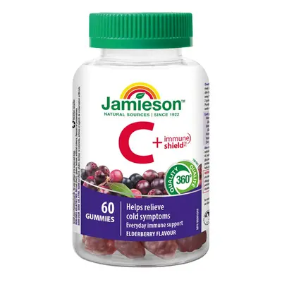 Jamieson Vitamin C + Immune Shield Gummies gumových pastilek