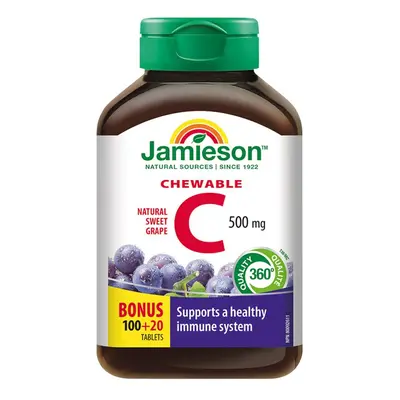 Jamieson Vitamin C mg hrozny cucacích tablet