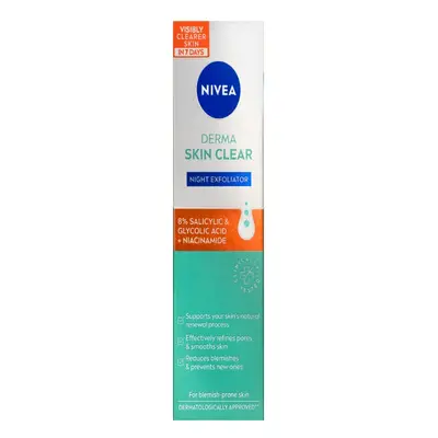 Nivea Derma Skin Clear noční exfoliator ml