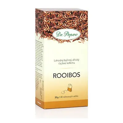 Dr. Popov Rooibos porcovaný čaj 20x1,5 g