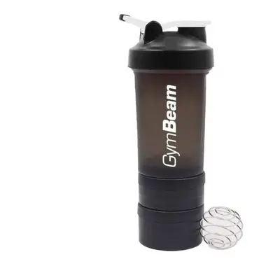 GymBeam Vícedílný šejkr Blend Bottle Black White ml