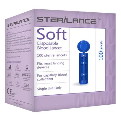 STERILANCE SOFT lancety pro glukometry Easygluco a GlucoLab ks