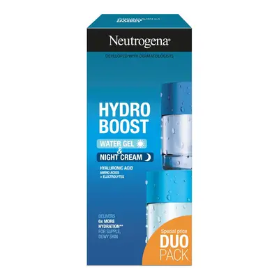 Neutrogena Hydro Boost DuoPack pleťový gel + noční krém 2x50 ml