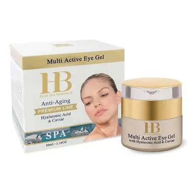 H&B Dead Sea Minerals Multiaktivní oční gel Anti-Aging kyselina hyaluronová ml