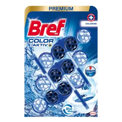 Bref WC blok Color Aktiv Chlorine 3x50 g