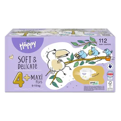 Bella Baby Happy Soft&Delicate 4+ Maxi Plus kg dětské pleny box ks